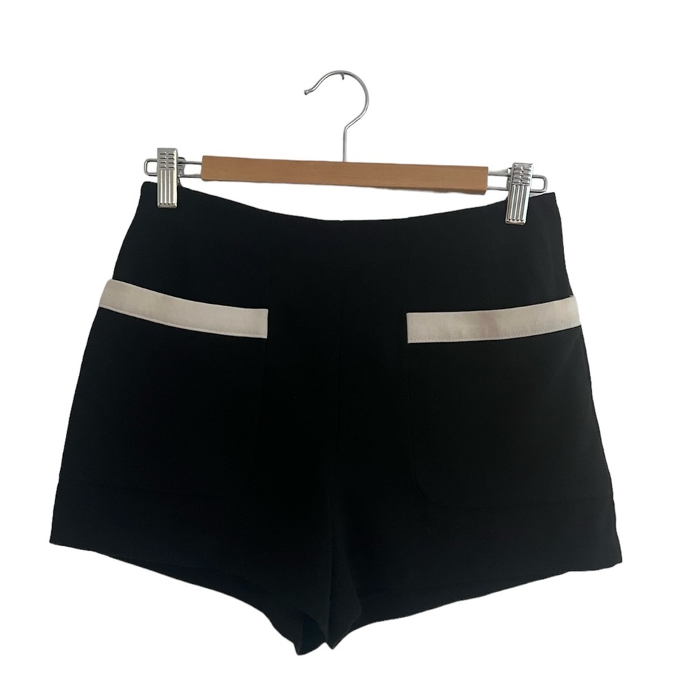 Black , Beige Party Shorts Size S